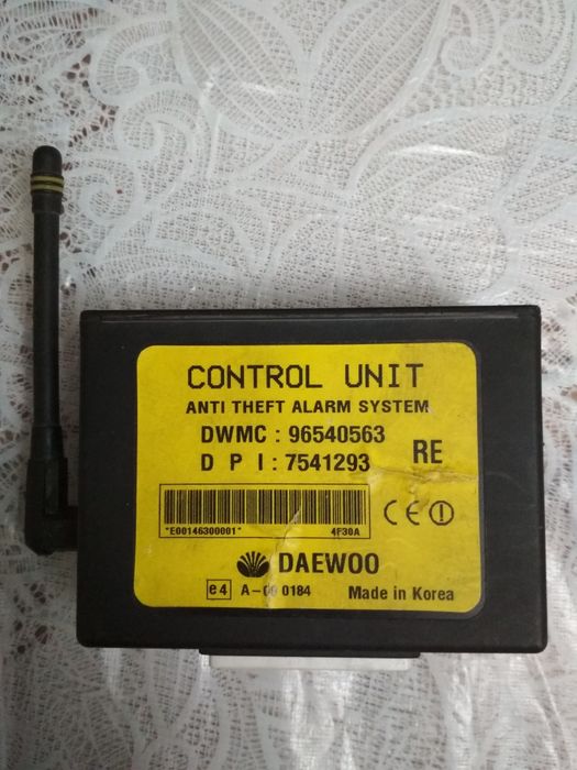Блок сигнализации Control Unit DWMC 96540563