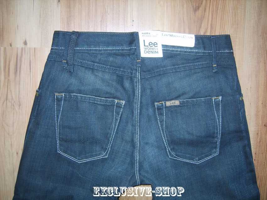 Lee Nampa spodnie jeansowe damskie rurki W26 L33 pas 76 cm