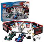 LEGO City F1® Garaż i bolidy Mercedes-AMG i Alpine 60444. LEGO