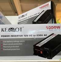 Инвертор Kemot 1000w. 12/220 ДБЖ. Преобразователь! Чиста СИНУСОЇДА.