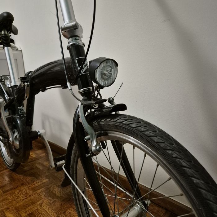 Bicicleta dobrável em alumínio