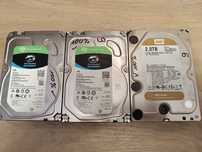 Dysk twardy 3,5" monitoringu 3x 4TB Seagate ST400.. +serwerowy 2TB