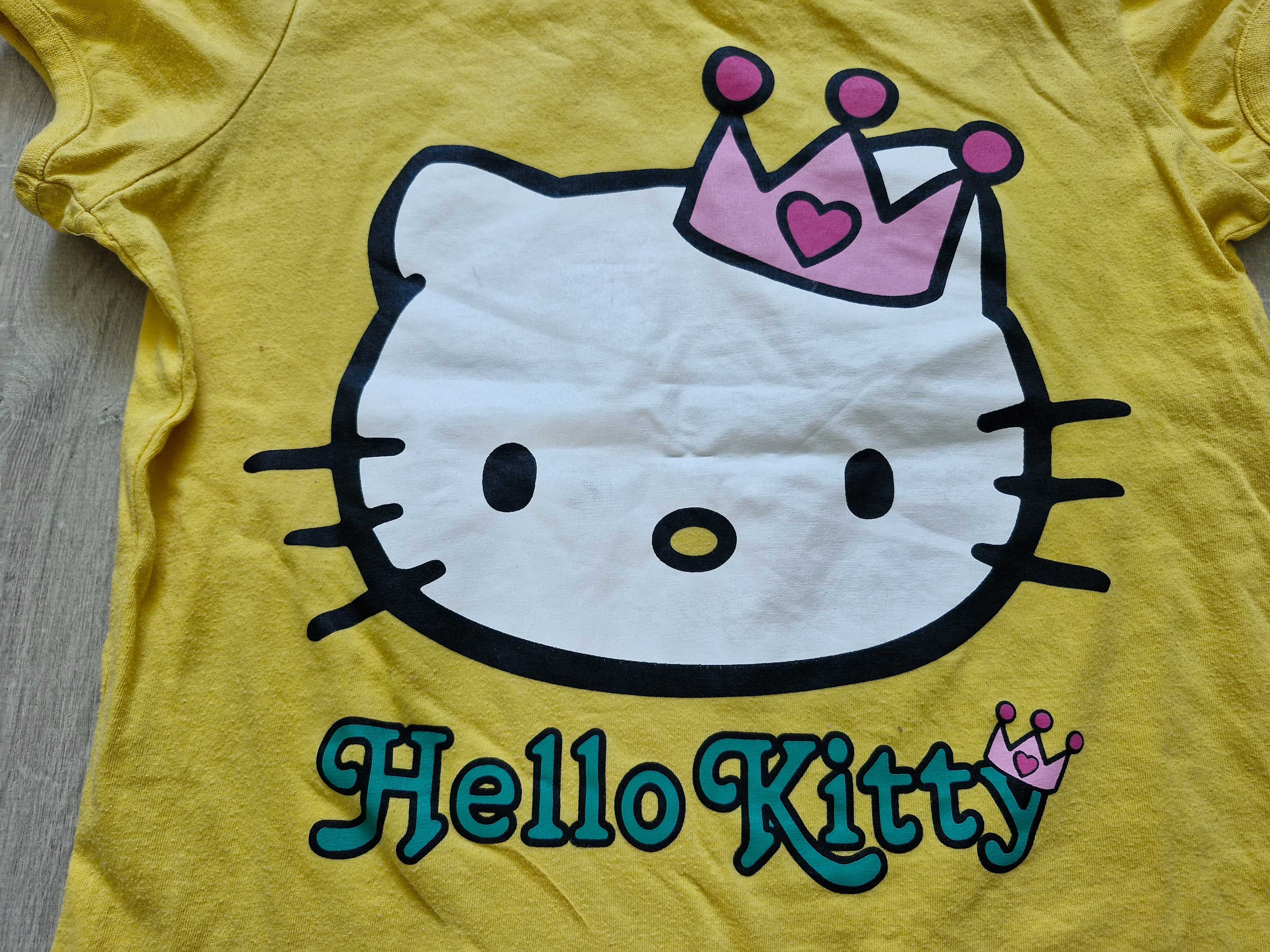 Koszulka z krótkim rekawem tshirt Hello Kitty r.146-152 Kappahl