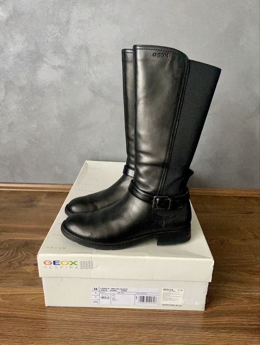 Чоботи на дівчинку Geox 36р, шкіряні