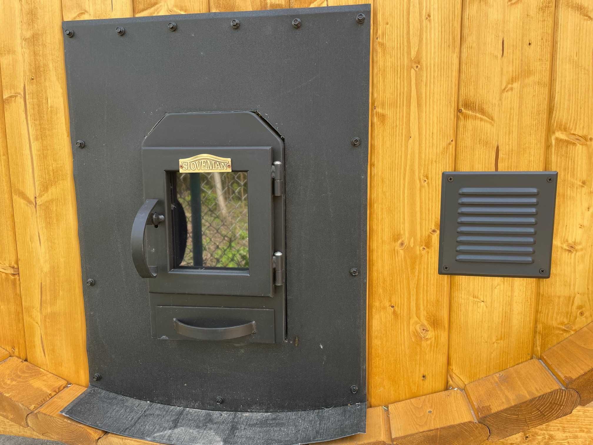 Sauna ogrodowa beczka fińska 2,70 m Piec LED RATY RATY