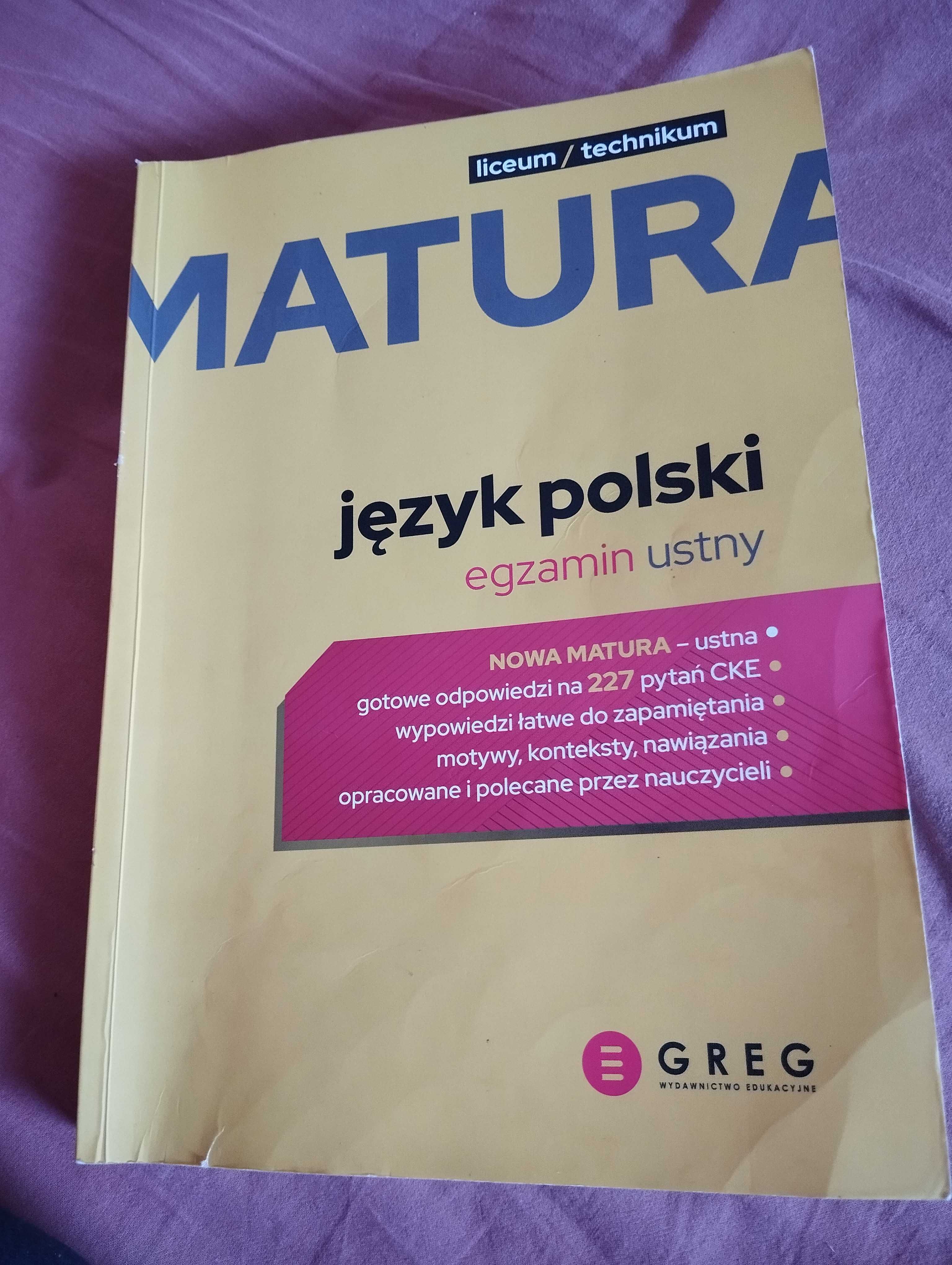 Matura język polski egzamin ustny