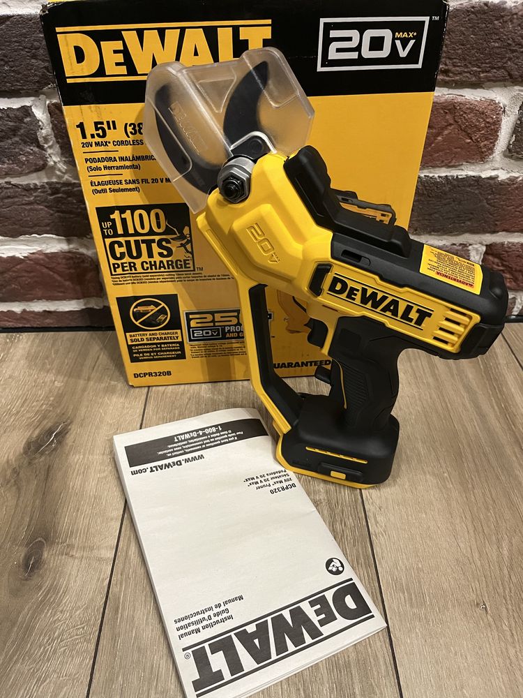 Акция!Новые!!Ножницы садовые DeWalt  DCPR320B Секатор DeWalt DCMPP568N