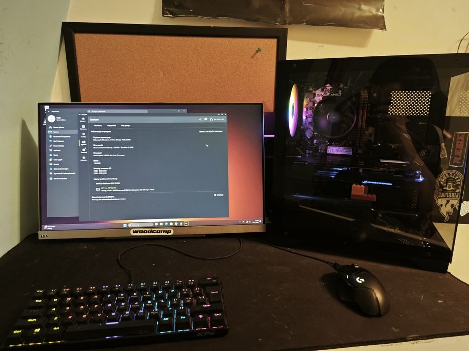 Komputer Gamingowy "Akwarium" | Ryzen 5 | GTX 1070 ROG STRIX | 16GB RA