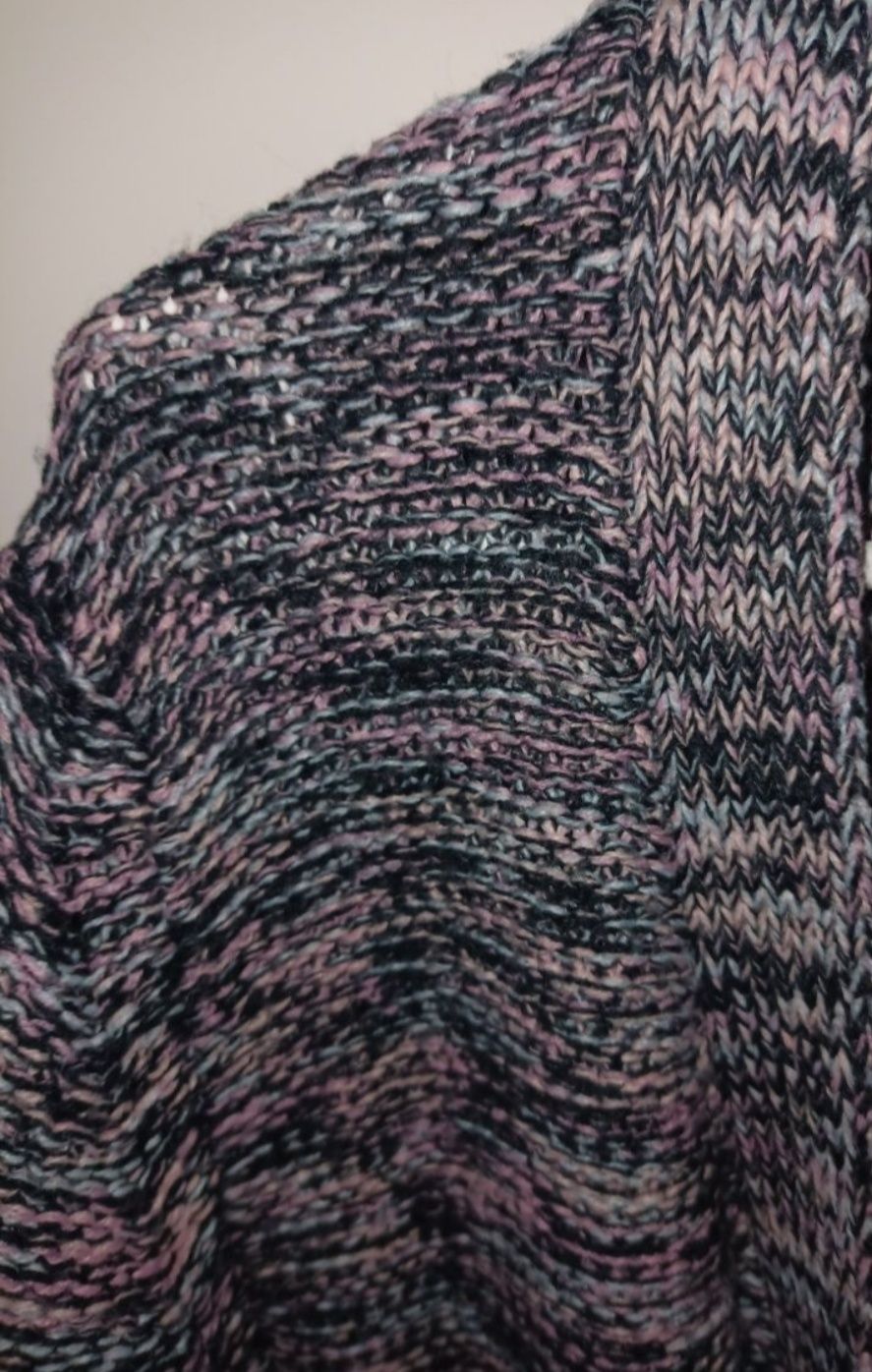 Sweter kardigan 134-140, mięciutki akryl. Odbiór osobisty