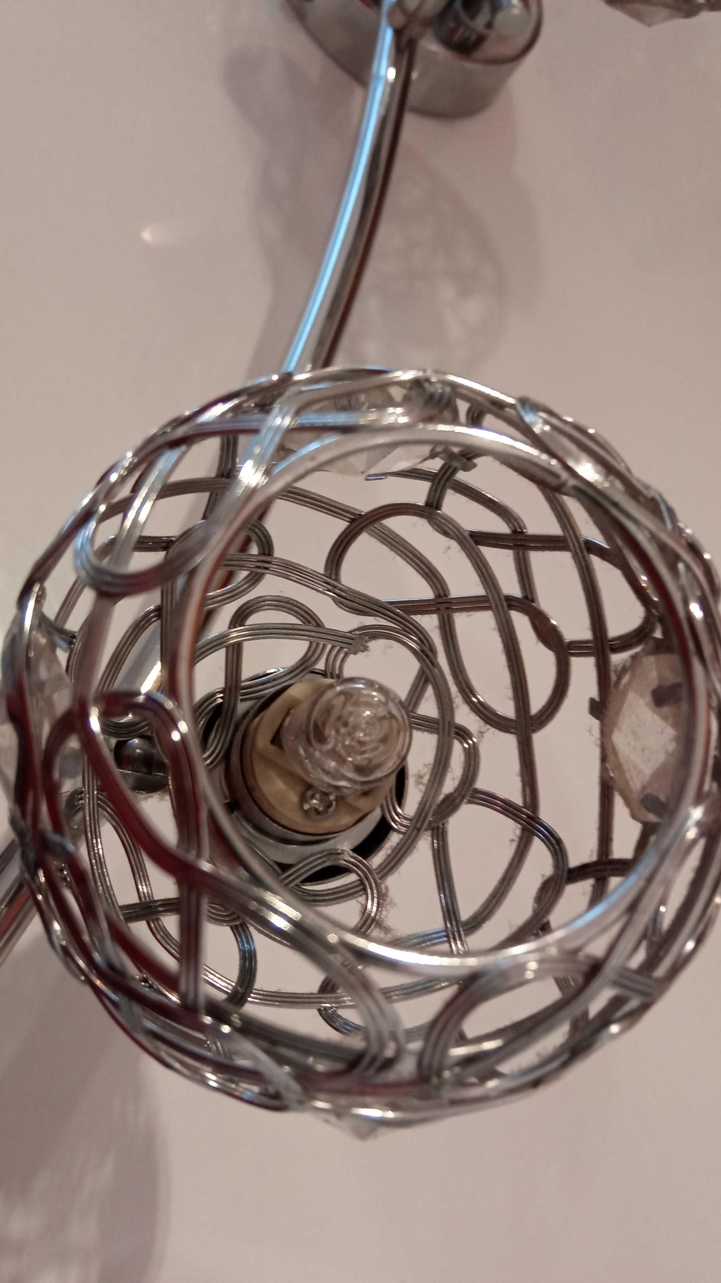 Lampa żyrandol ALFA listwa koszyczki