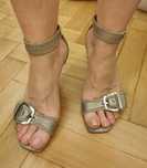Buty letnie na obcasie sandały sandałki szpilki r. 38