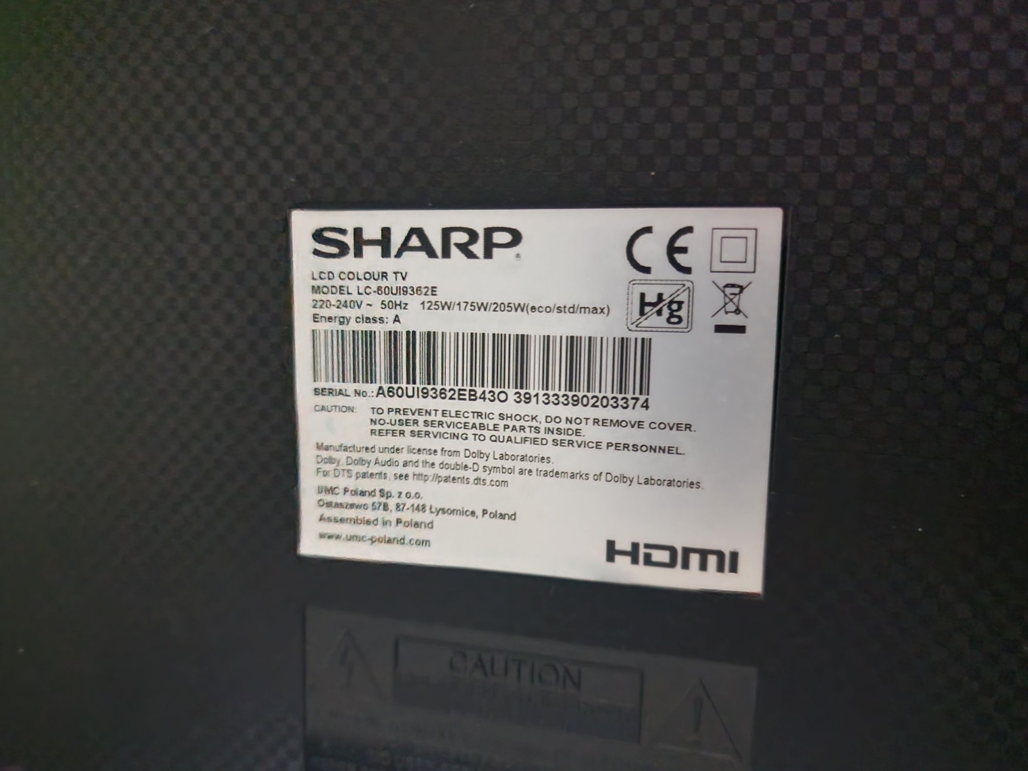 Tv Sharp LCD 55 polegadas