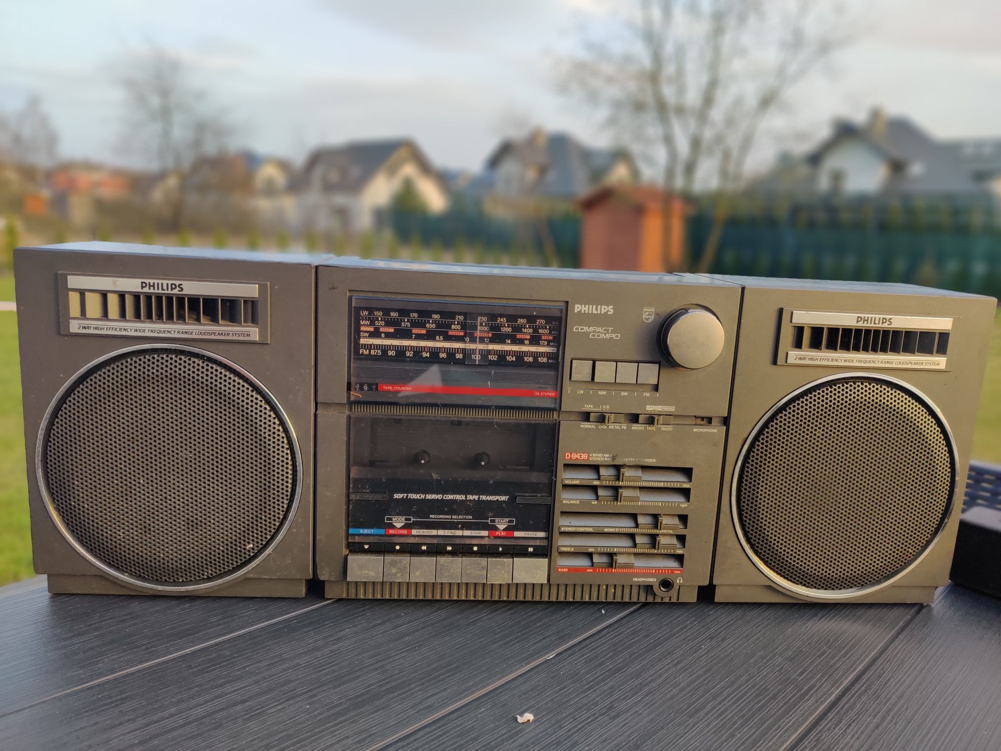 Philips D8438 boombox radiomagnetofon radioodtwarzacz