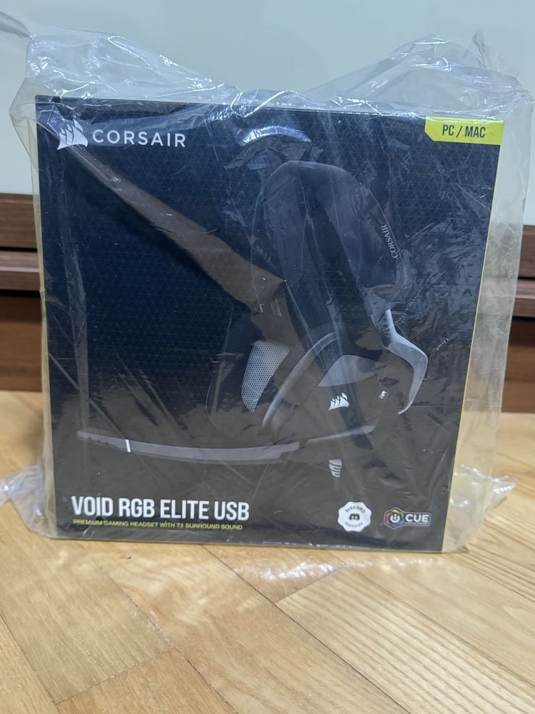 Навушники Corsair Void RGB Elite USB Black Запаковані