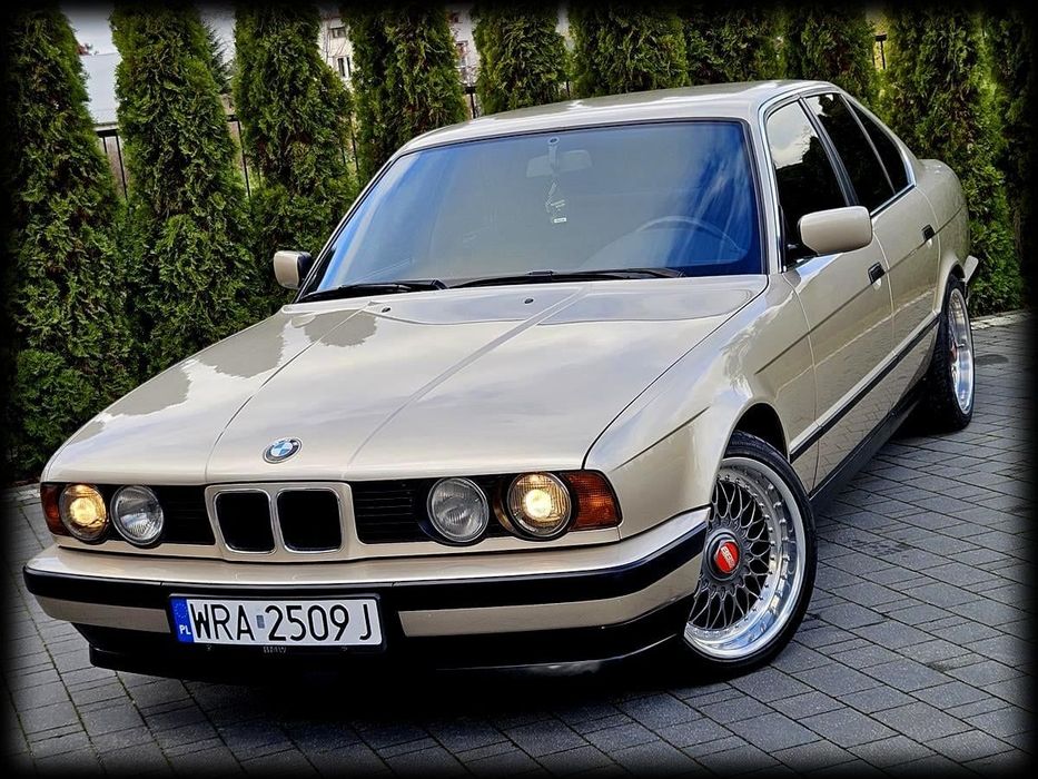 BMW Seria 5 E34 520i M50 BBS Klima klasyk tylko 153TYS km Jeden Własciciel