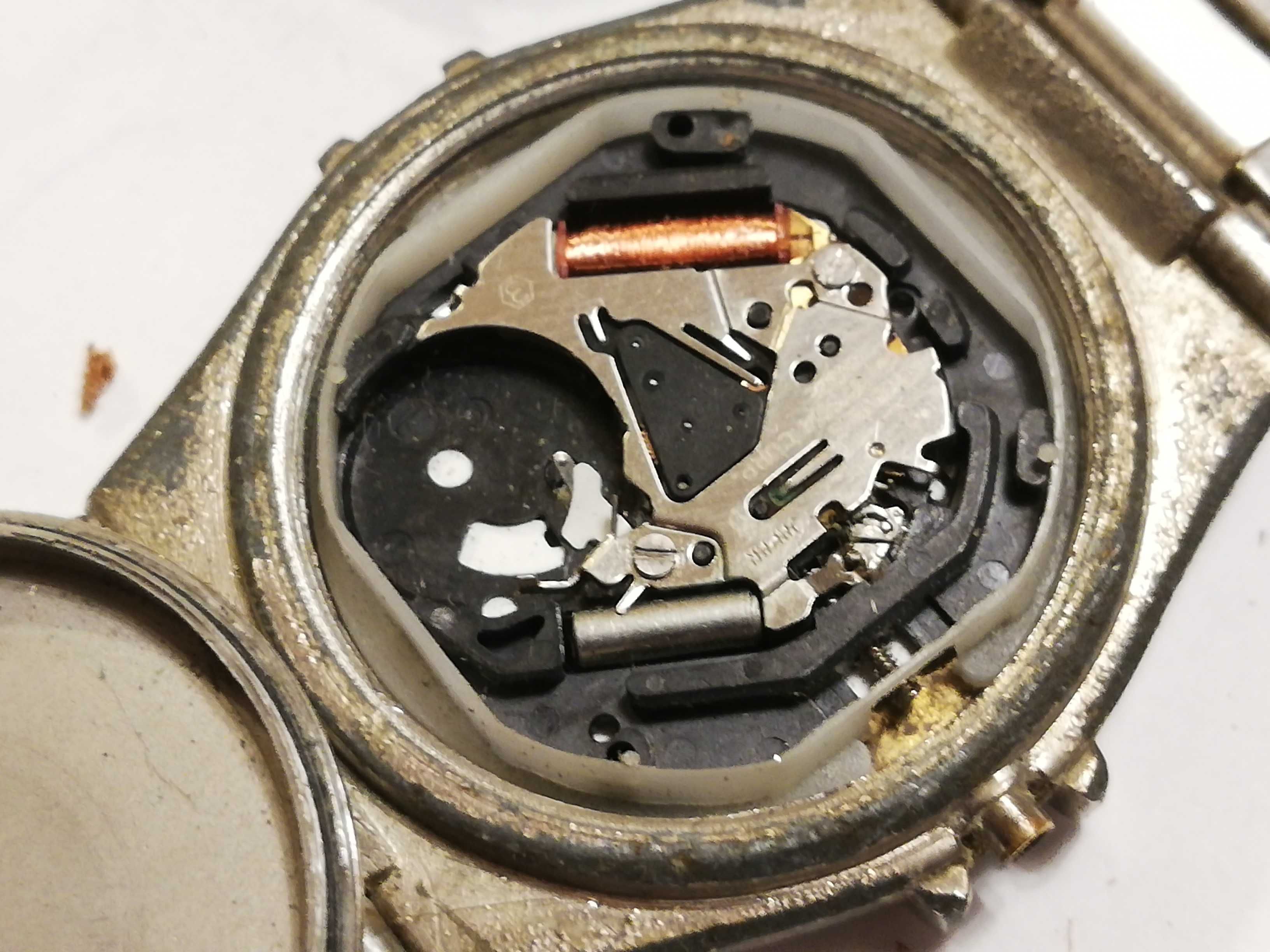Zestaw zegarków kwarcowych i mechanicznych na części