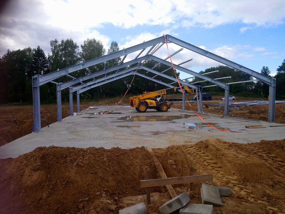 HALA stalowa konstrukcja 15x40x3  PRODUCENT