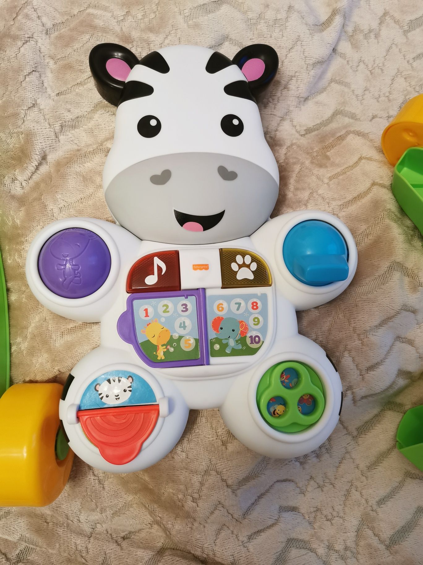 Interaktywny Chodzik Zebra. Raz użyty. Fisher Price