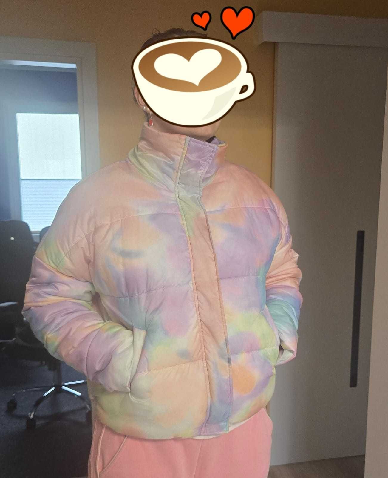 Kurtka przejściowa pikowana z efektem TIE DYE Mohito rozm M