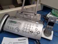 Telefon fax Panasonic ,słuchawka bezprzewodowa i 4 nowe folie