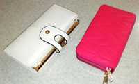 Гаманець жіночий. Набір гаманці   колір білий та рожевий.кошильок