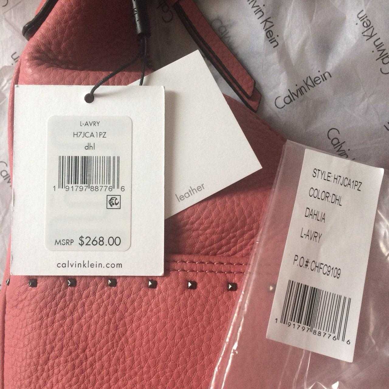 Сумка шкіряна Calvin Klein Avery Pebble H7JCA1PZ оригінал