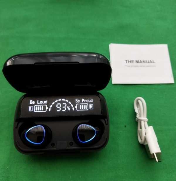 Бездротові навушники M10
Нові, в упаковці. Led екран. Кейс для зарядки