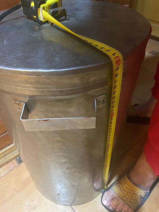 Бак каструля з нержавіючої сталі з кришкою