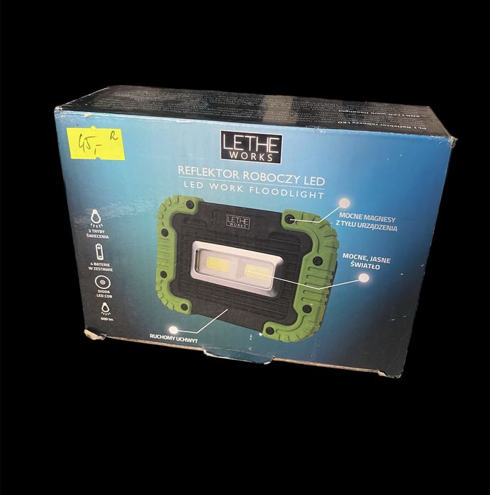 Reflektor roboczy LED 500 lm Lethe Works lampka warsztatowa halogen
