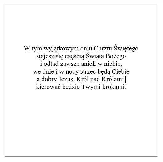 Kartka na Chrzest Święty dziecka biała srebrna elegancka 3D