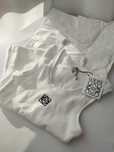 Damski top Loewe z haftowanym logo od reki