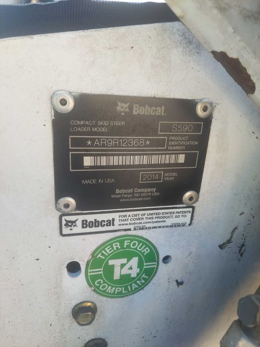 Bobcat S590 2014 Бобкет з ПДВ мінінавантажувач