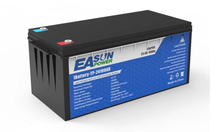 Аккумулятор 24V 100Ah / Акумуляторна батарея EASUN LiFePo4 24V 100Ah B