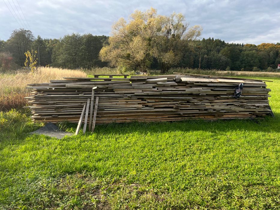 Deski budowlane, szalunkowe