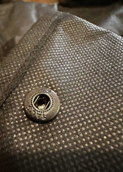 Чохол для зберігання одягу із тканини спанбонд 57х114 см. чорний