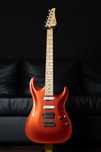 Suhr Custom Shop Standard Carve Top 2011 - Orange Crush Metallic