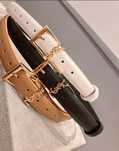 Skórzany Pasek Damski YSL Yves Saint Laurent
