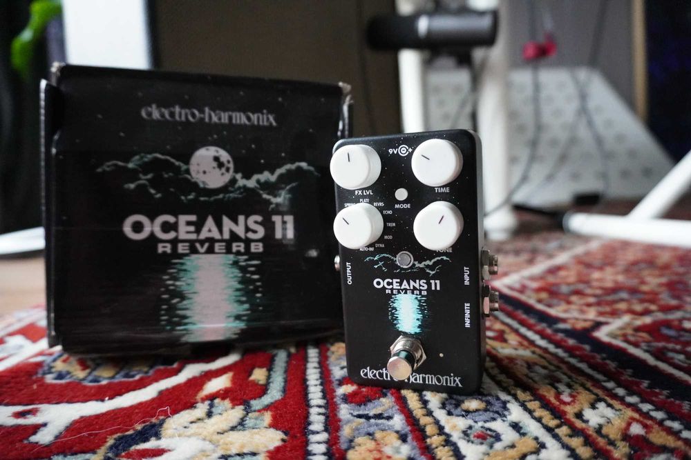 EHX Oceans 11 Reverb - Electro Harmonix pogłos efekt gitarowy