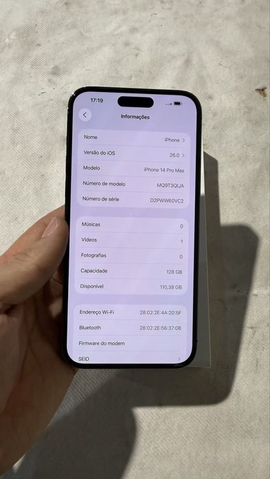Vendo iPhone 14 Pro Max 128 NOVO