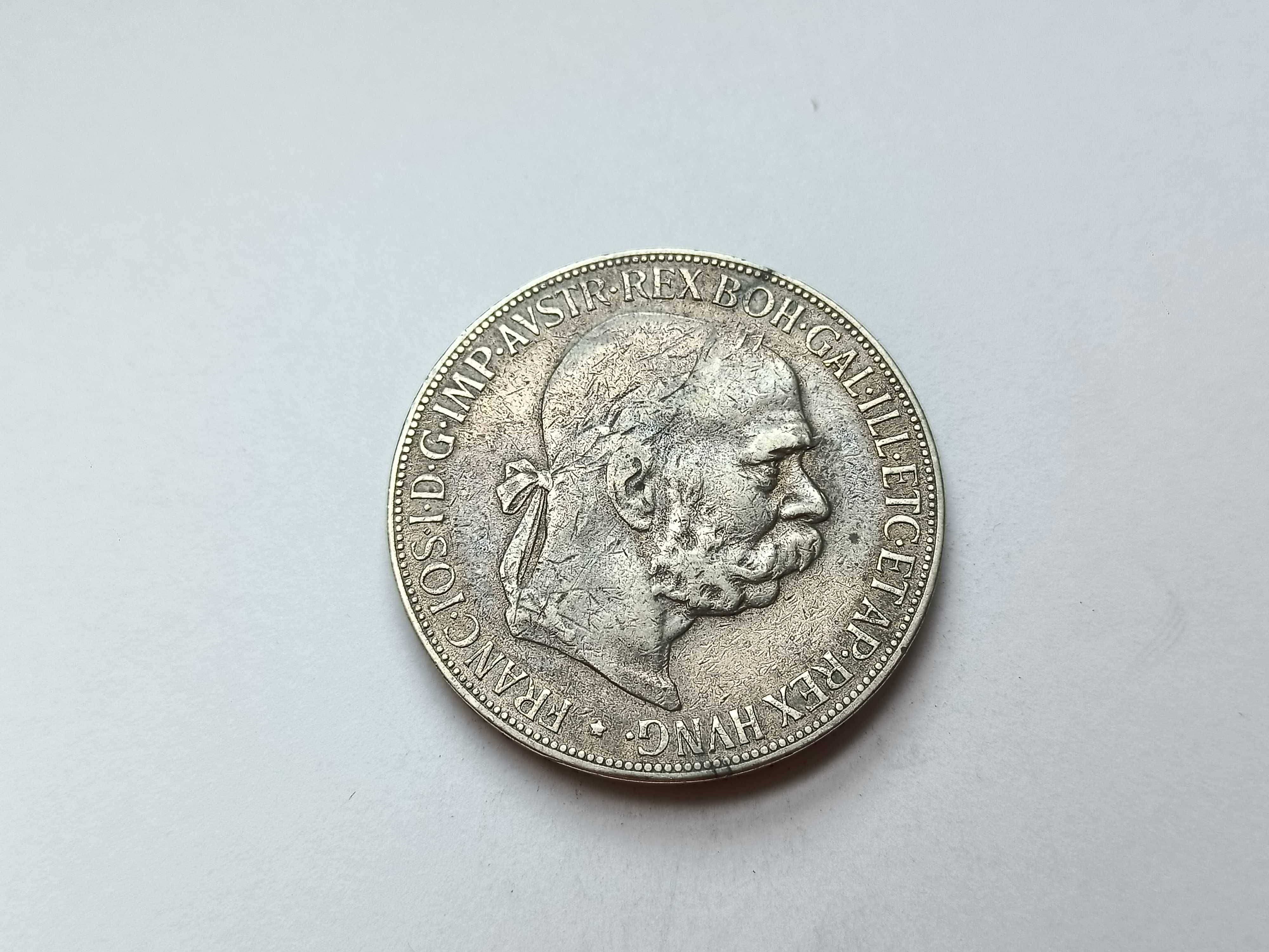 5 Koron 1900 Austria Franciszek Józef l oryginał Srebro