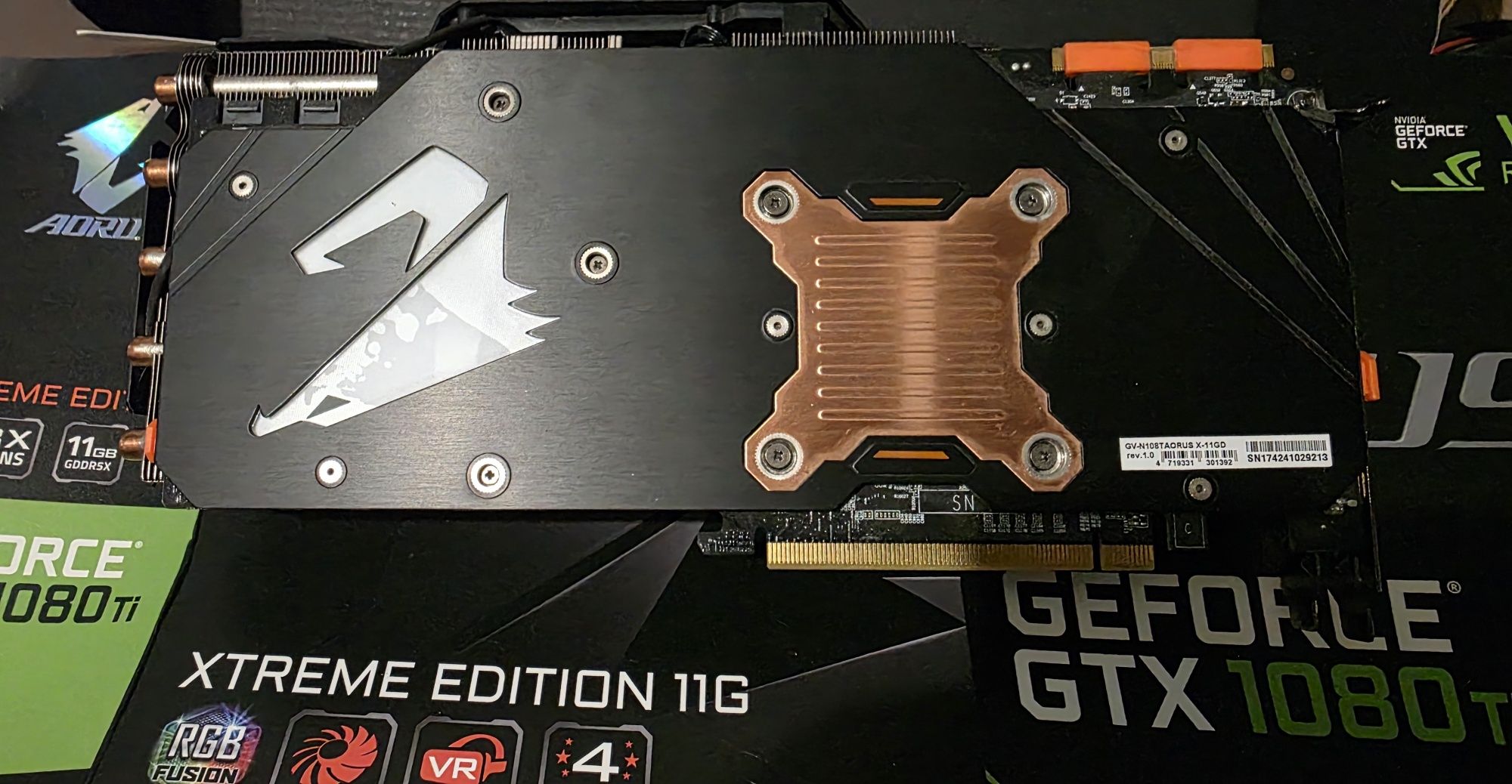Nvidia Geforce GTX 1080 TI Aorus Xtreme edition 11GB