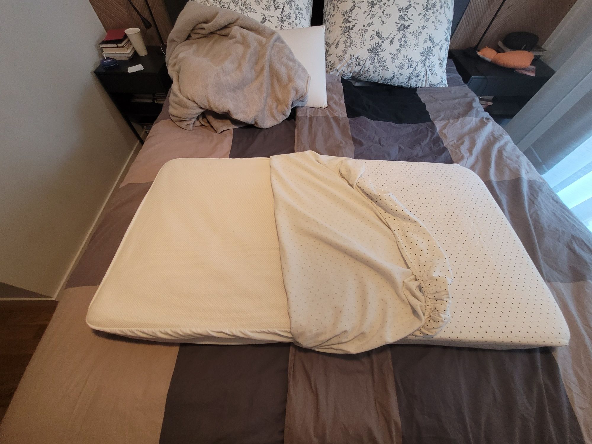 Materac sprężynowy Ikea Jattetrot 120x60 czysciutki + ochr + przesc