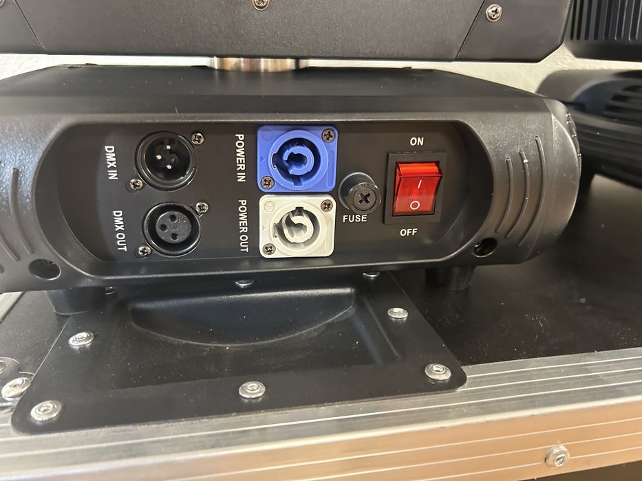 2x LED BEAM WASH 19x40w Big Bee Eye + case  Ruchoma glowa , RGBW, Zoom