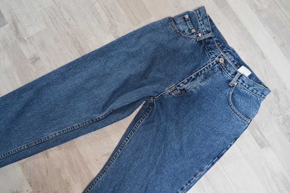 Spodnie Arizona Jeans niebieskie długie jeansy mom vintage