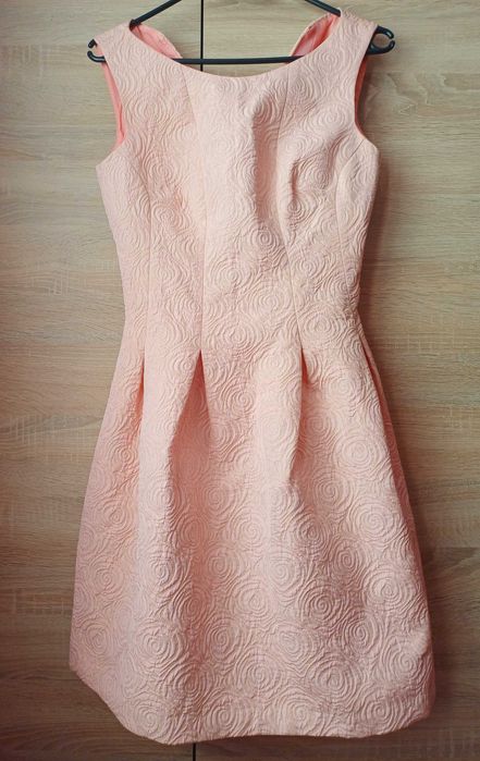 Nowa sukienka w kolorze pudrowego różu r. 34 (XS)