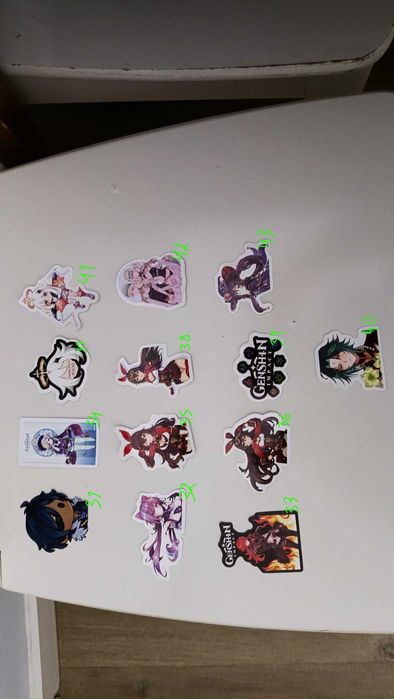 Stickers Genshin Impact/ Demon Slayer