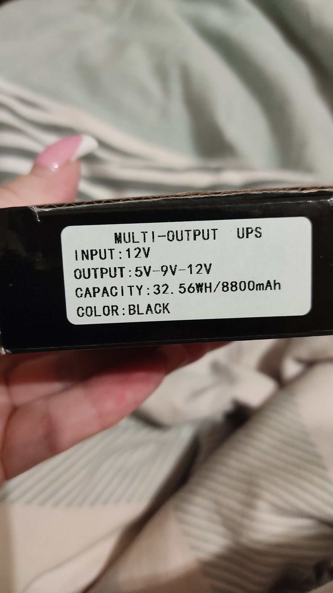 Источник беспребойного питания 8800 mAh для роутера Mini UPS WGP с фу