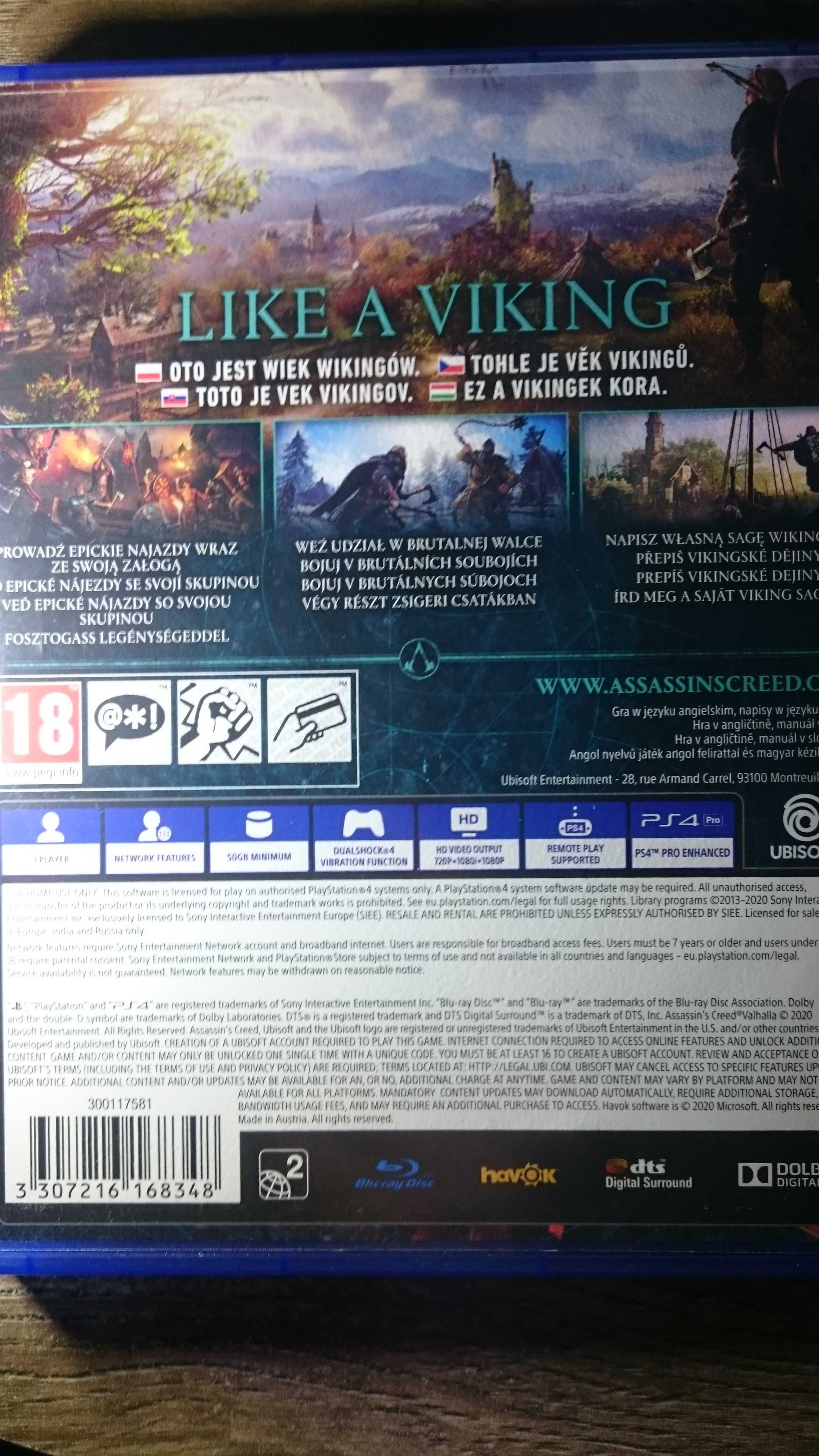 Assassin's Assassins Creed Valhalla ps4 playstation 4 god of war