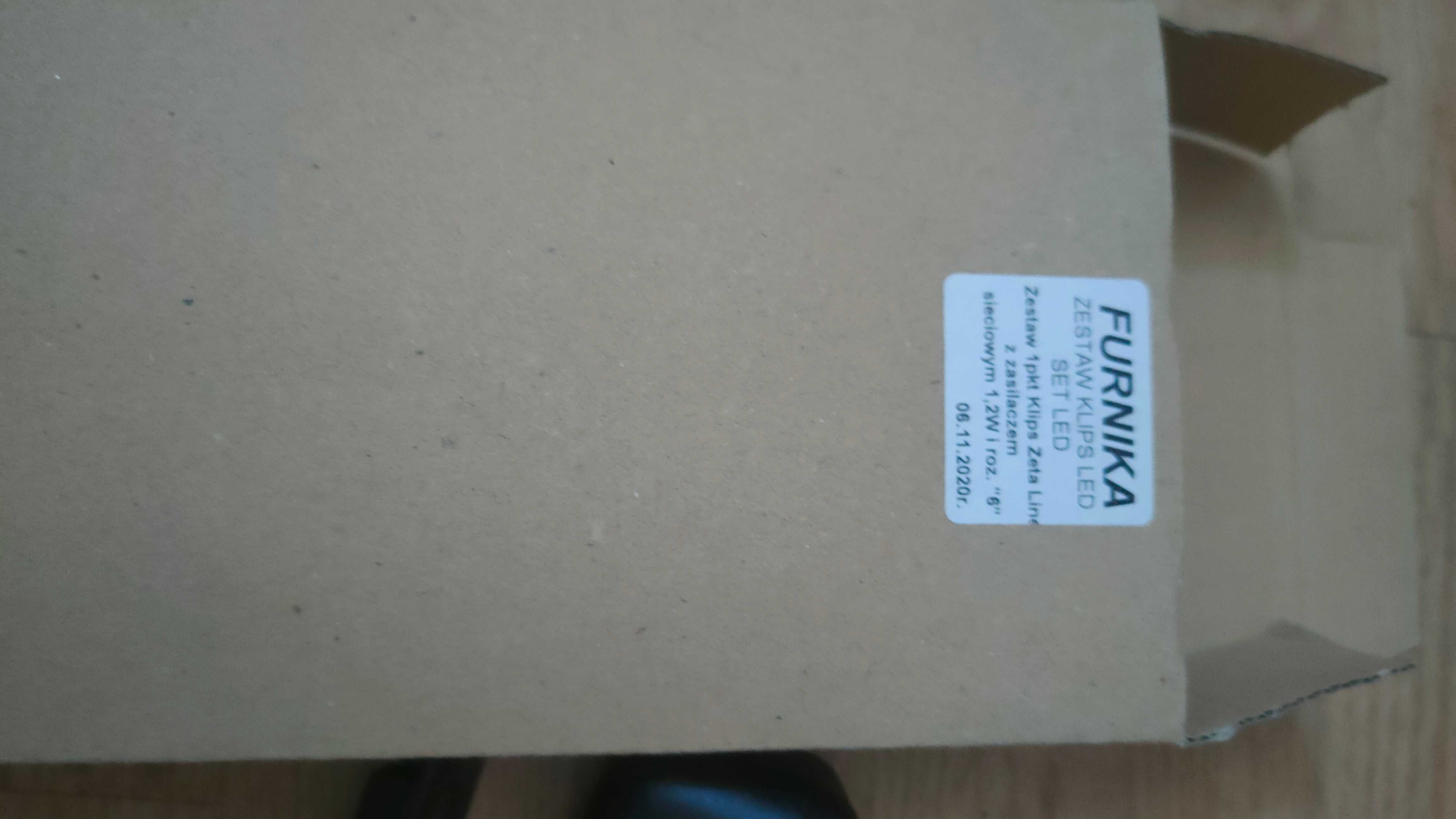 Zestaw klips led z zasilaczem sieciowym 2 sztuki