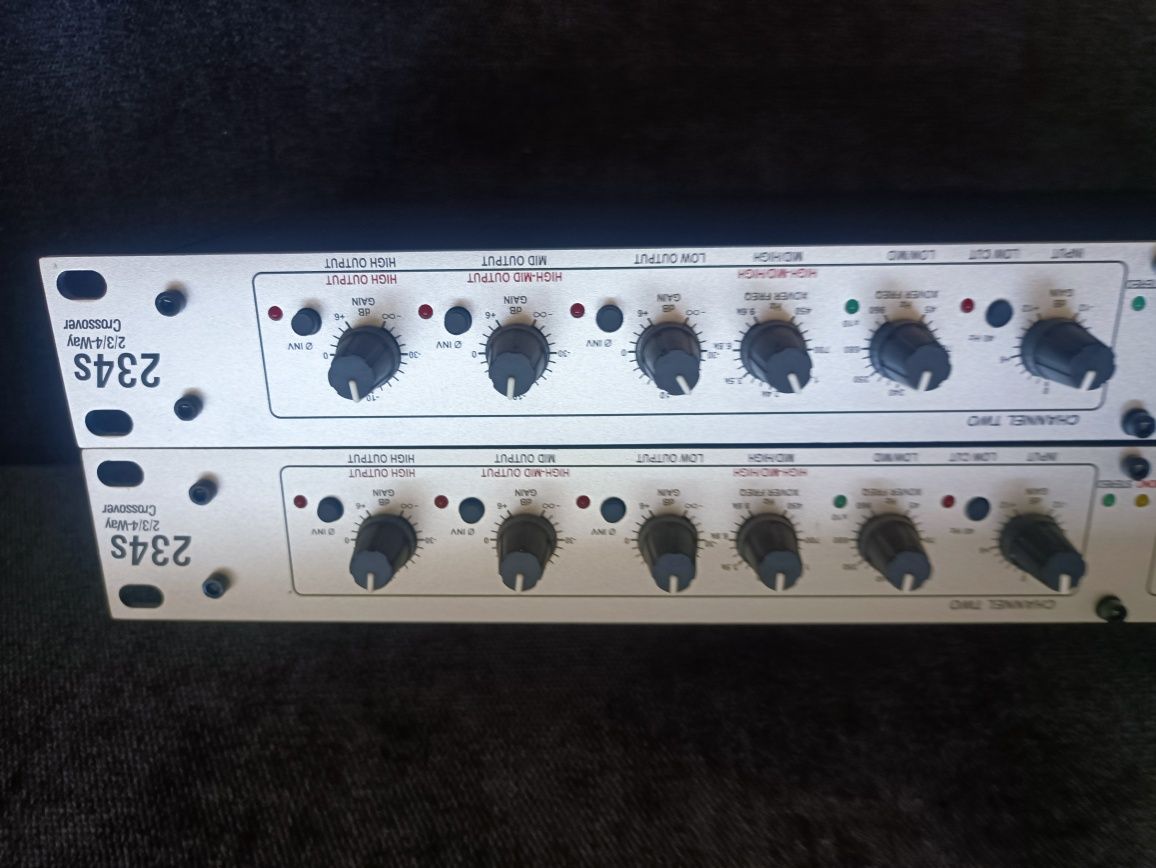 DBX 234s 2x zwrotnica elektroniczna 24bB/octave/ JBL polaudio crest cr